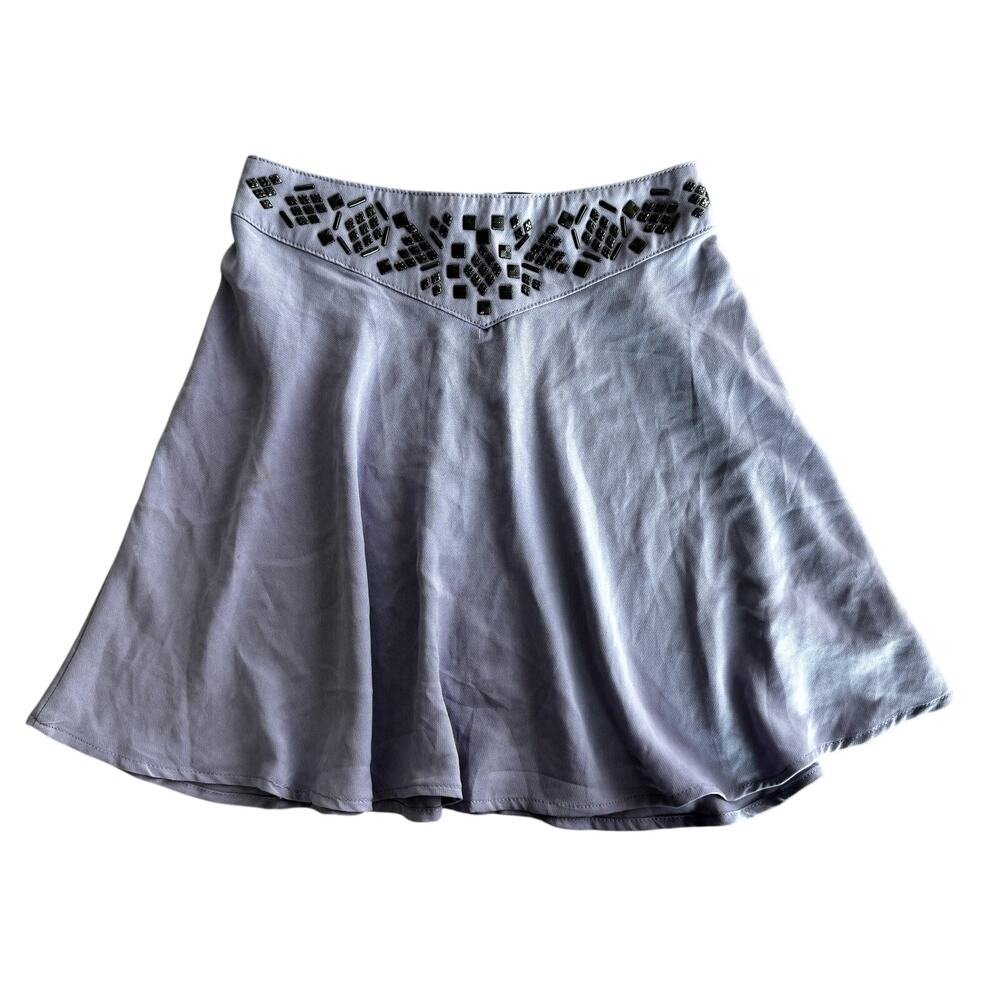 womens urban outfitters silence and noise purple beaded yoke waistband festival